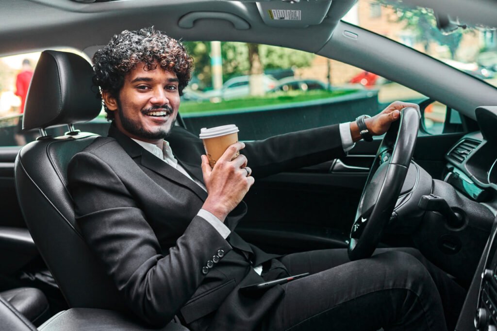 Financial advisor explaining car loan options and terms